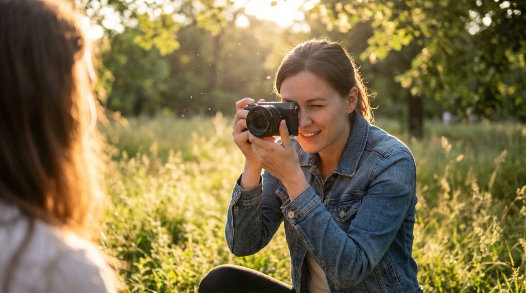 Versatile mirrorless camera