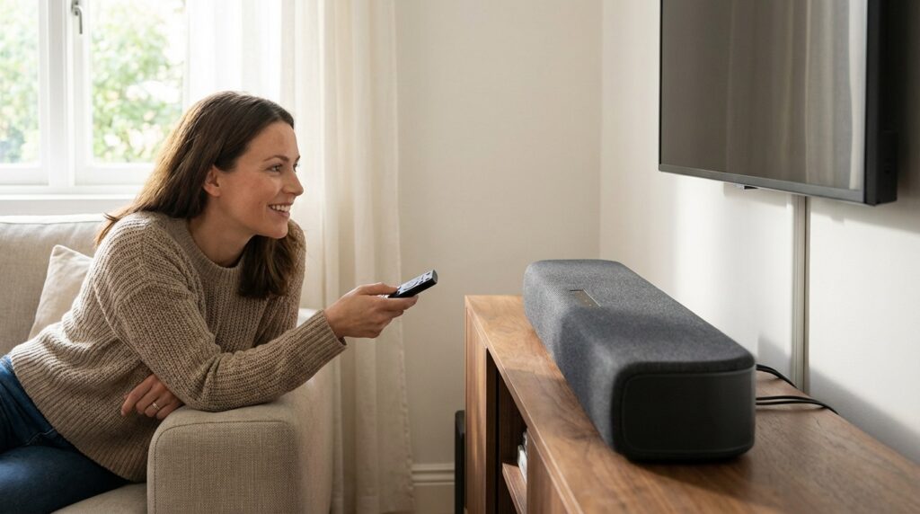 Intelligent soundbars, enhanced audio.