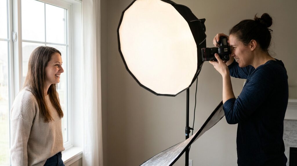 Professional lighting techniques.