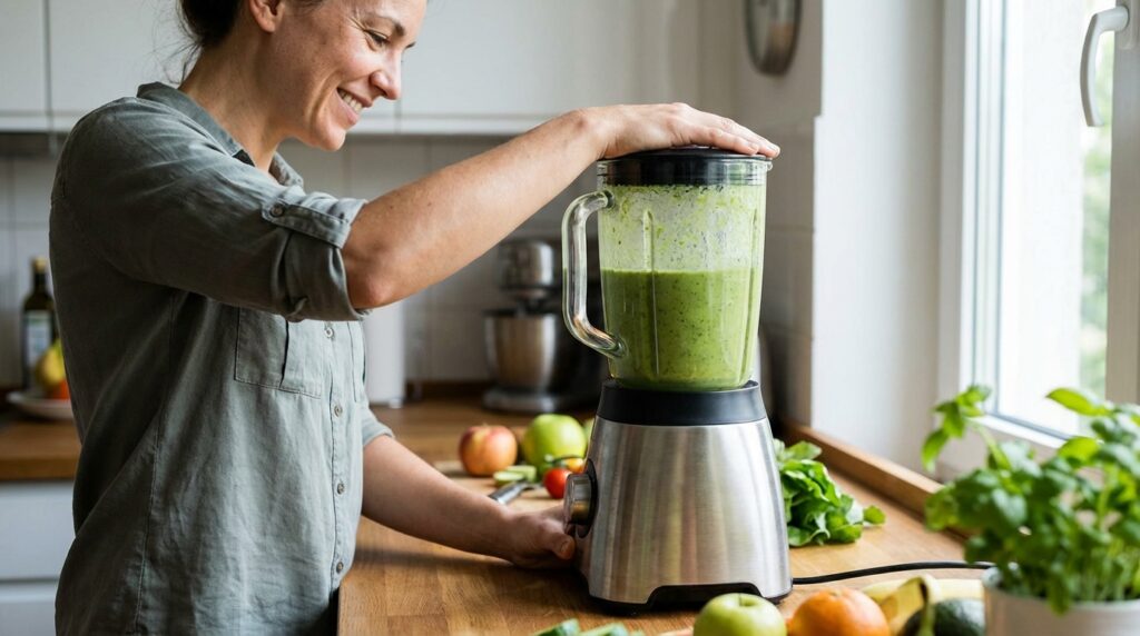 Powerful blenders smooth results.
