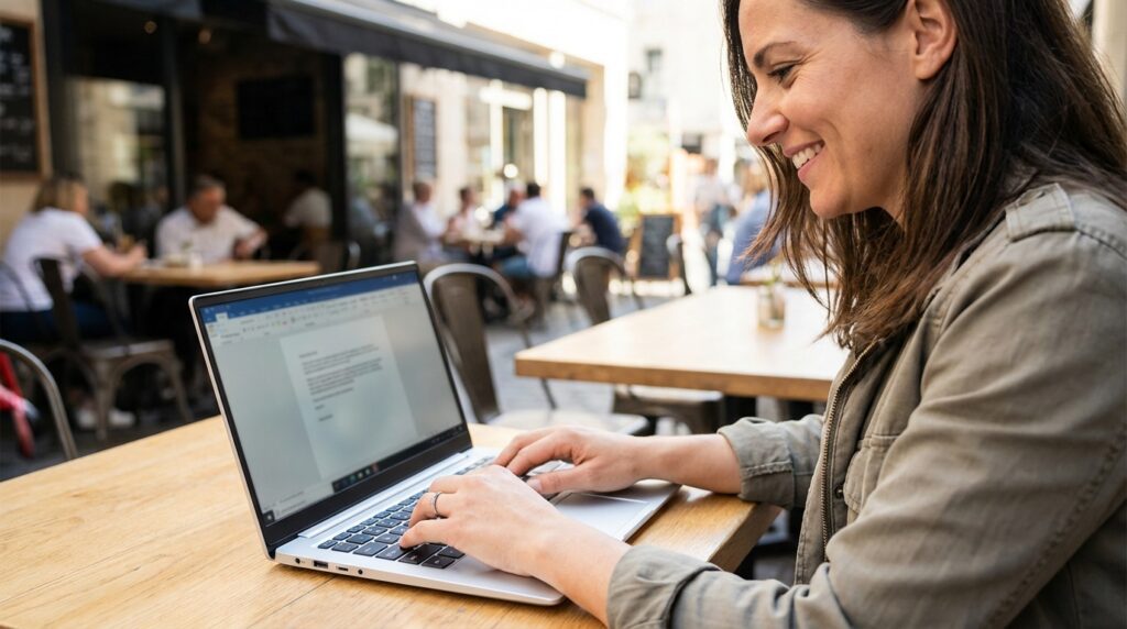 Lightweight ultrabooks portability