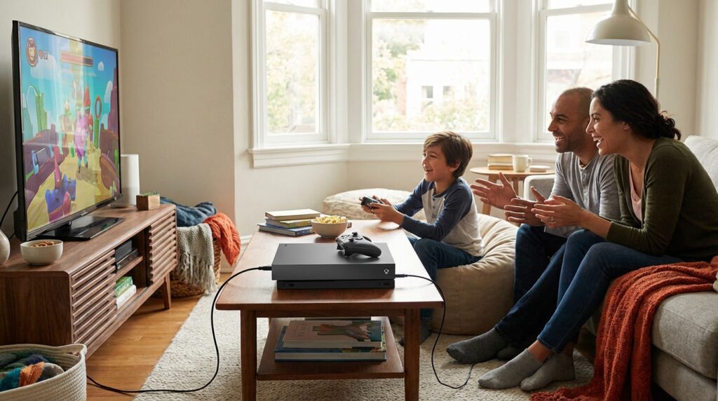 Family gaming fun